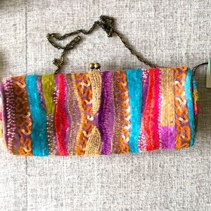 NWT Santi (India) Colorful Sequin Bag
